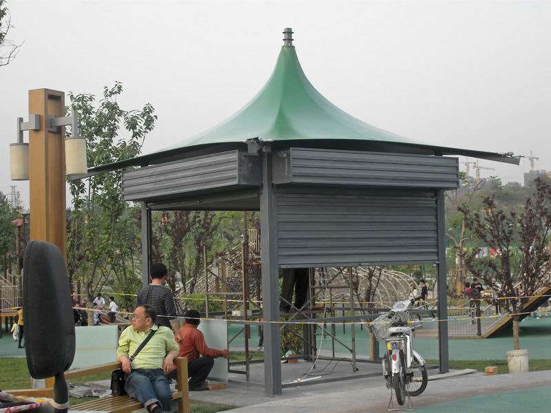 地下車庫出入口膜結(jié)構(gòu)